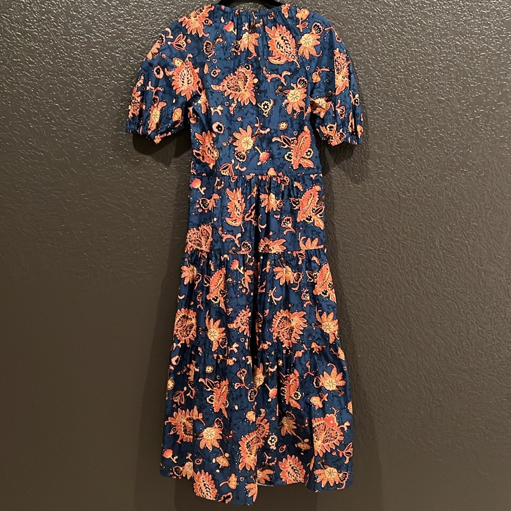 A.L.C. Mischa Three Tiered Maxi Dress Sz 4 - Picture 3 of 6